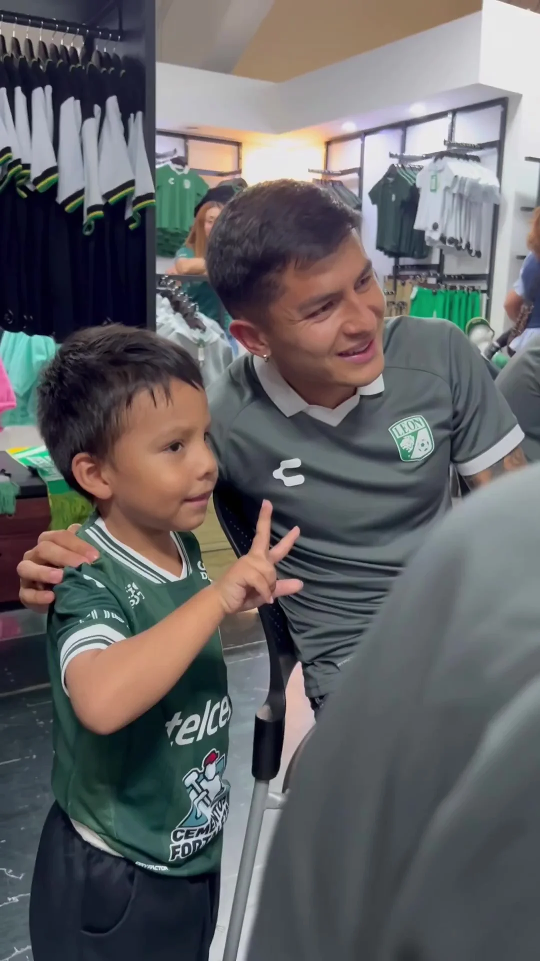 Pequeño hincha del Club León