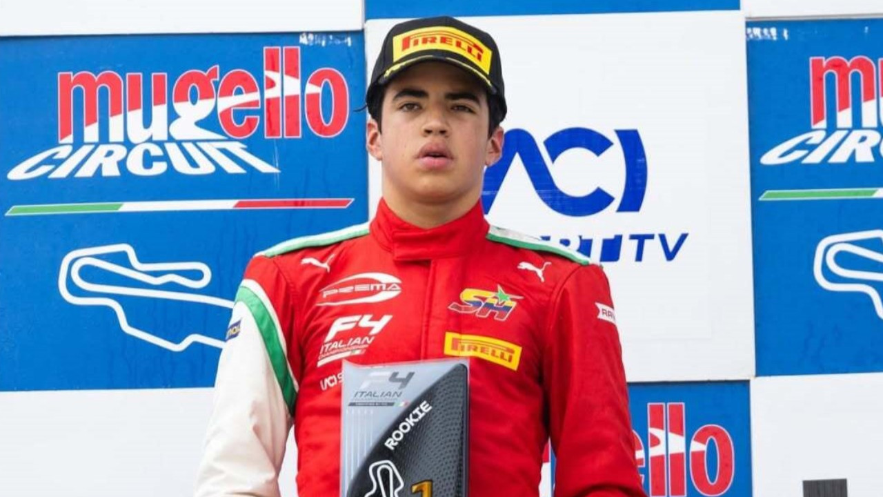Dos veces en el podio: Salim Hanna se afianza como líder 'Rookie' en la F4 Italiana