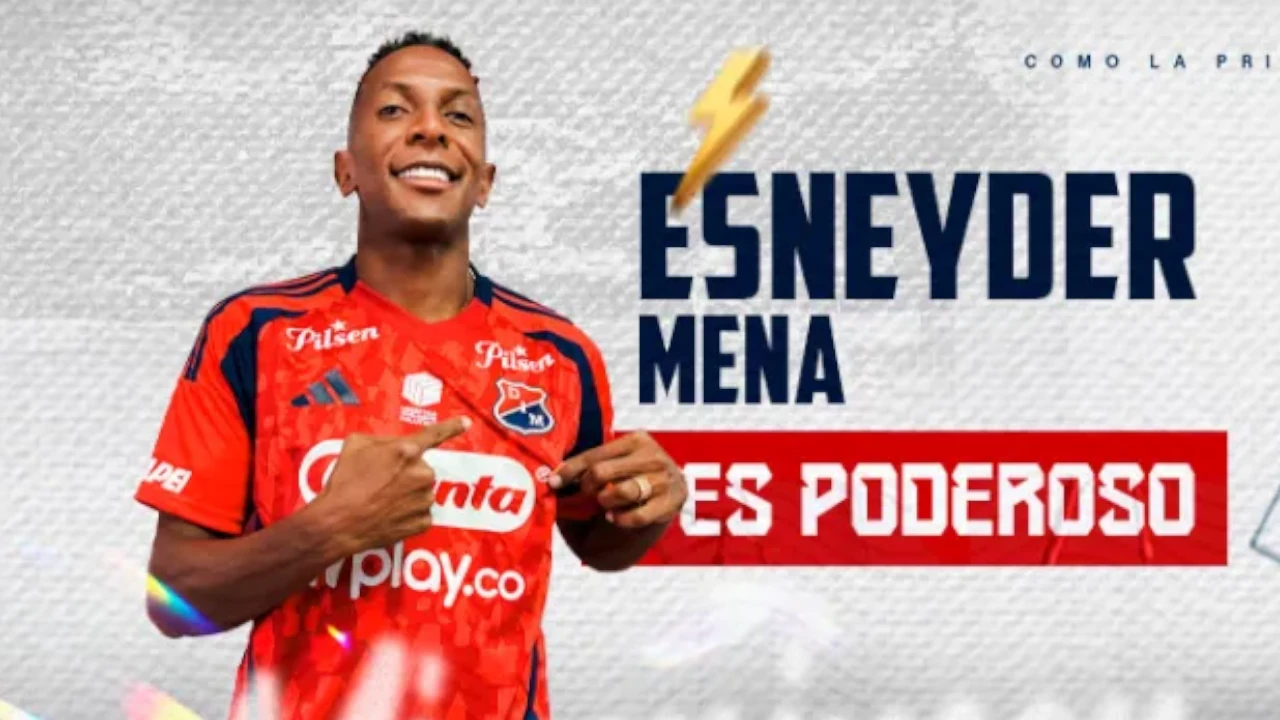 ¡Refuerzo Poderoso! El DIM anuncia que Esneyder Mena se viste de rojo y azul