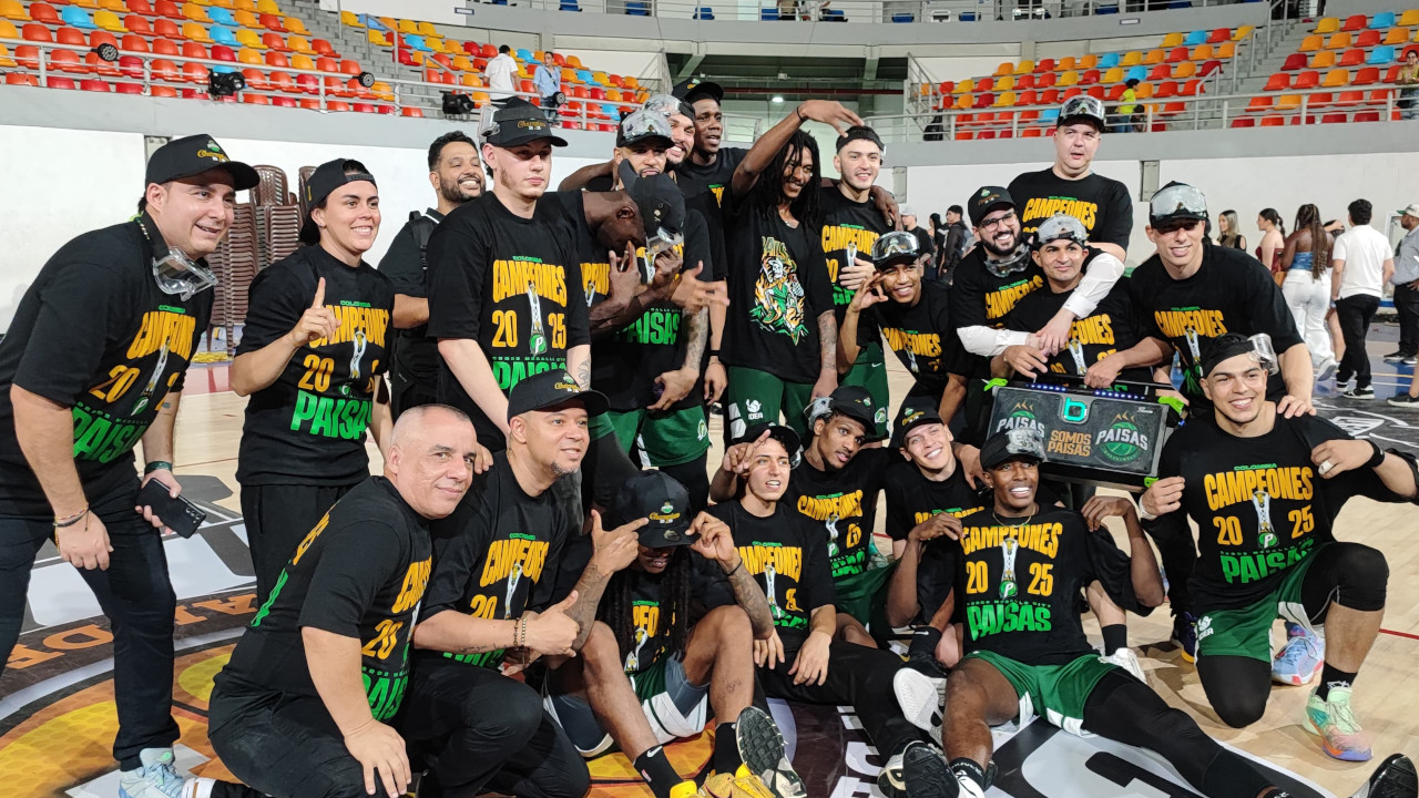 ¡Orgullo de la tierra! Paisas, campeones de la Liga Profesional de Baloncesto