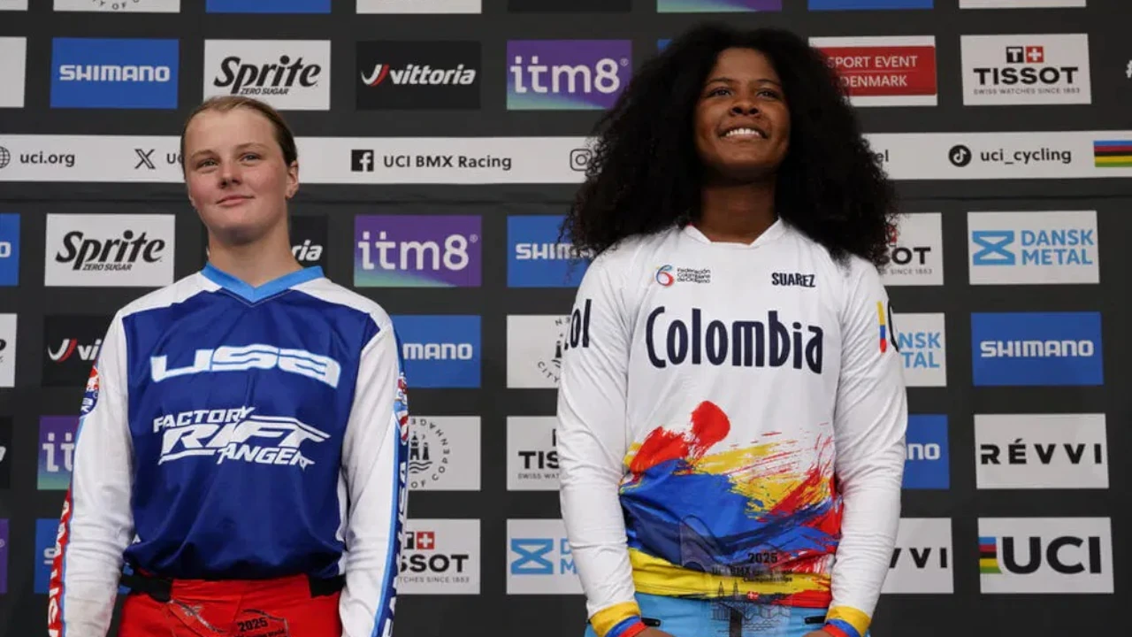 ¡Plata es plata! Guadalupe Palacios se adjudicó el segundo lugar en el inicio del Mundial de BMX Racing
