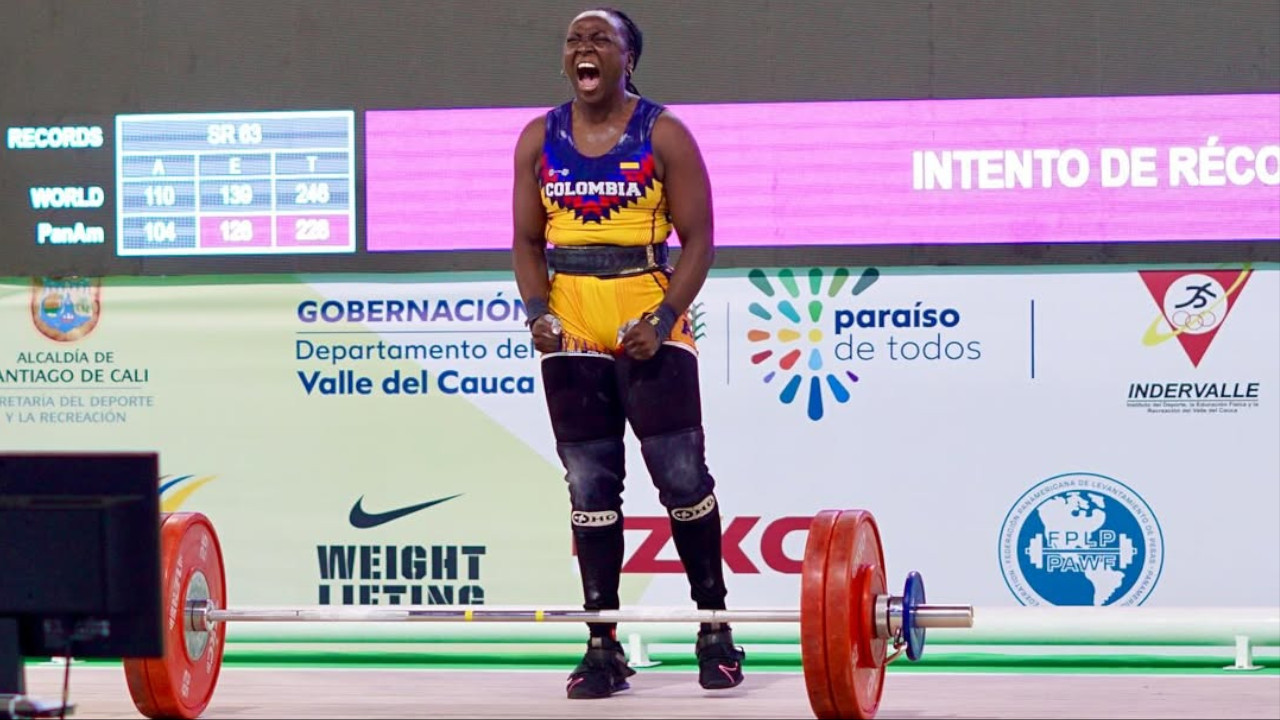 ¡En Cali! Yenny Sinisterra, la Reina Panamericana del Levantamiento de Pesas
