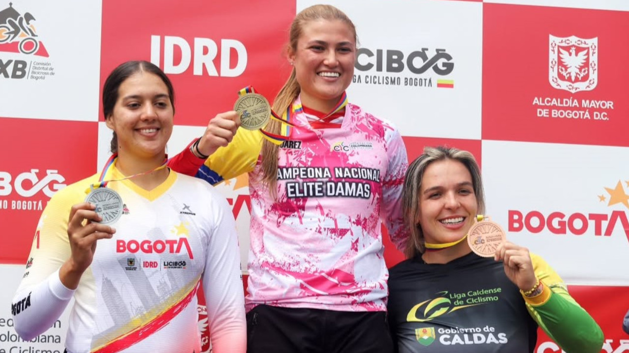 El BMX colombiano celebró a sus nuevos campeones nacionales en Bogotá