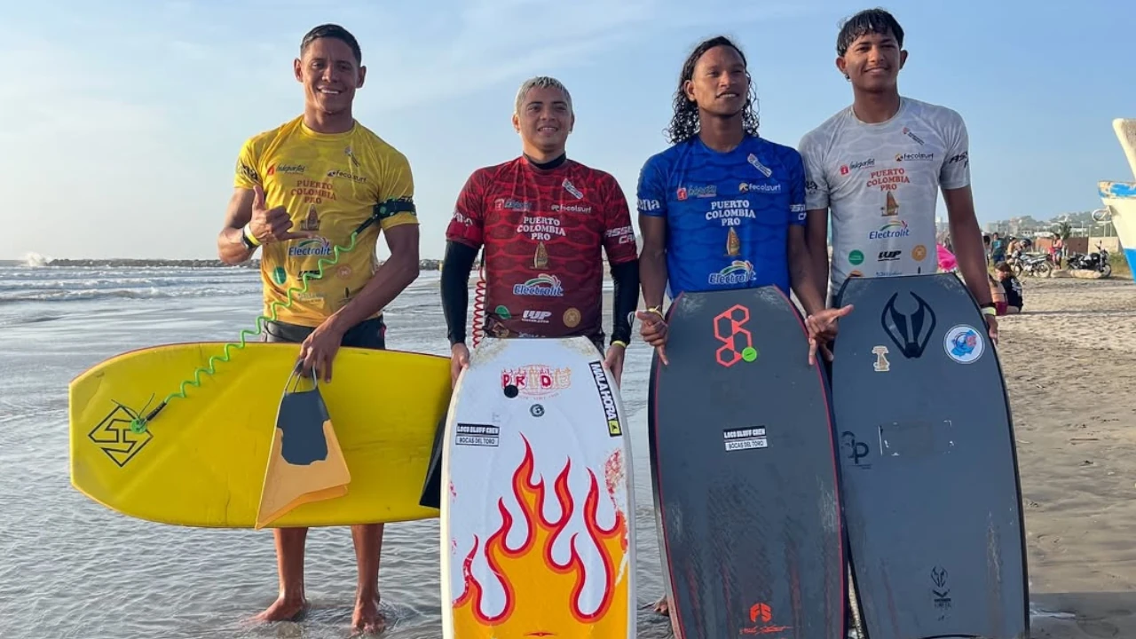 Surf y sostenibilidad: Más de 90 atletas compitieron en la Liga Colombiana de Surf