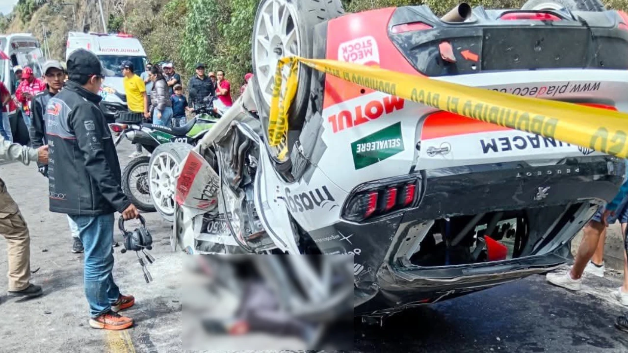 ¡Tragedia en competencia automovilística! Dos personas muertas