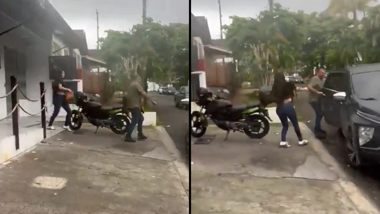 [VIDEO] ¡A la casa no vuelve! Grabaron a reconocido alcalde saliendo de un motel con su moza: se armó tropel