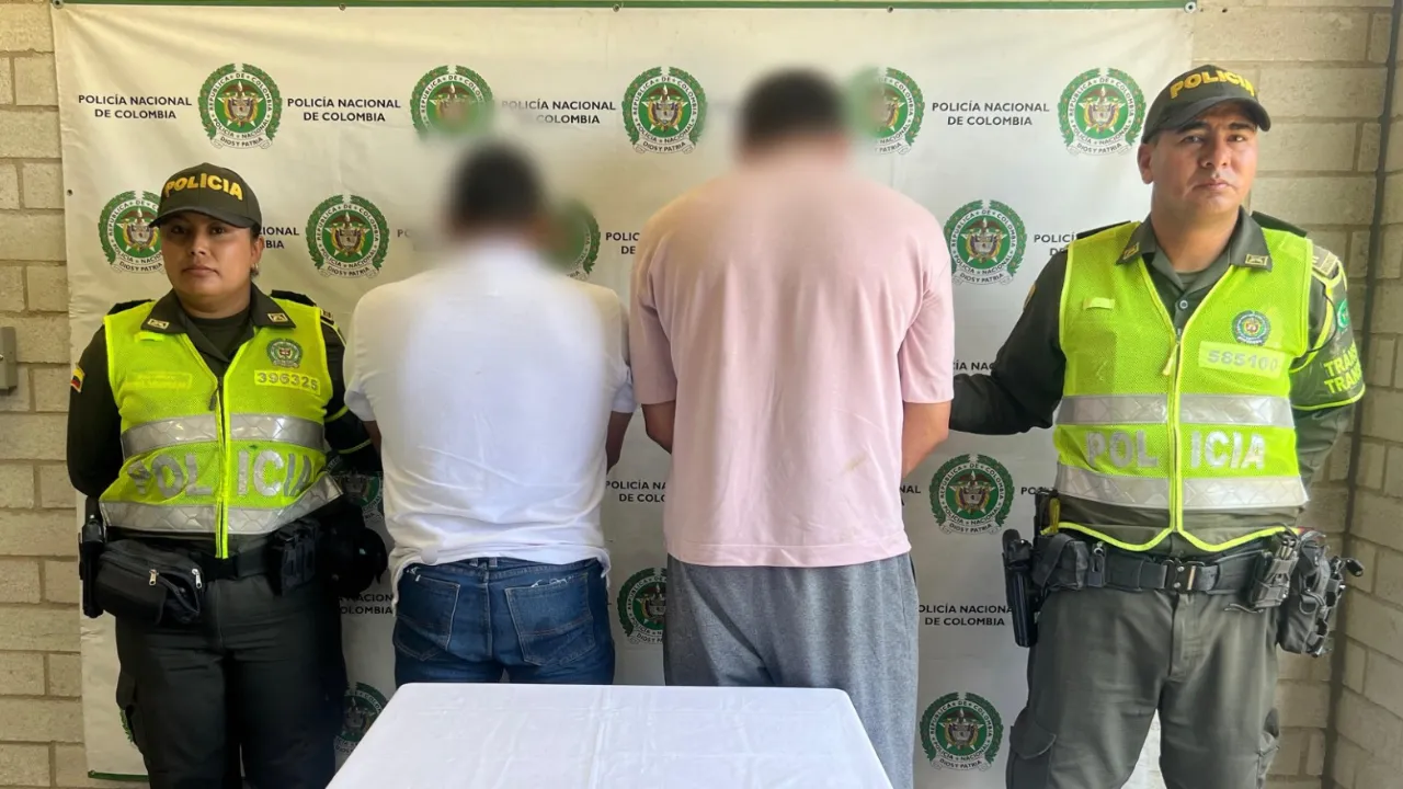 ¡No era cuento del lobo! Cayeron robando cerdos en plena vía en Antioquia