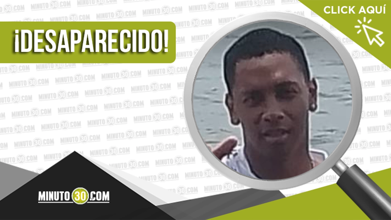Esneider Cabrera desapareció en Medellín