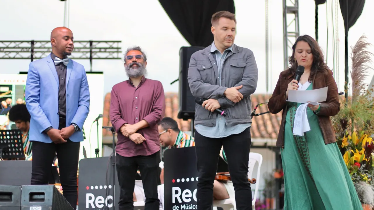Medellín brilló en el Festival VillaJazz con 22 jóvenes de su Red de Músicas