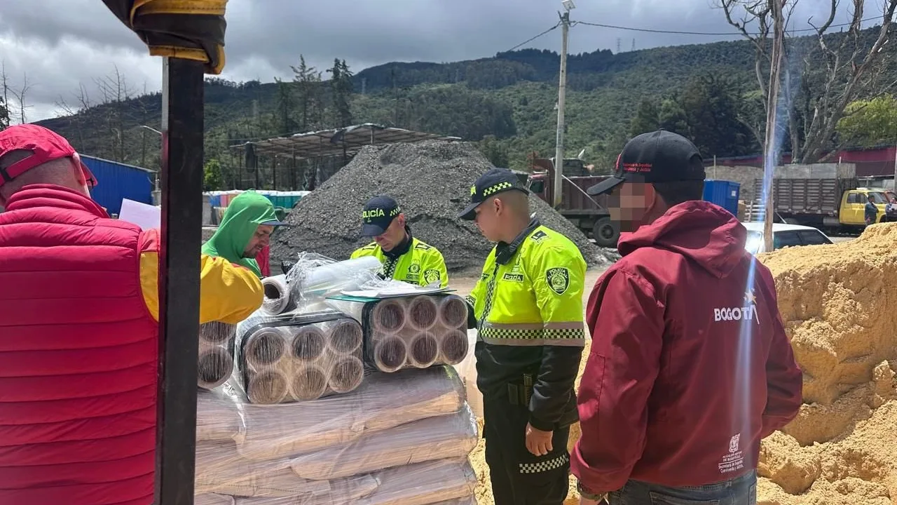 Golpe a la minería ilegal en Usaquén: cierres de establecimientos y maquinaria incautada