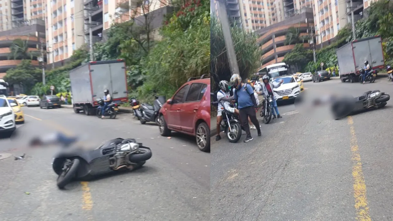 Motociclista murió tras chocar contra un camión en la vía antigua al mar