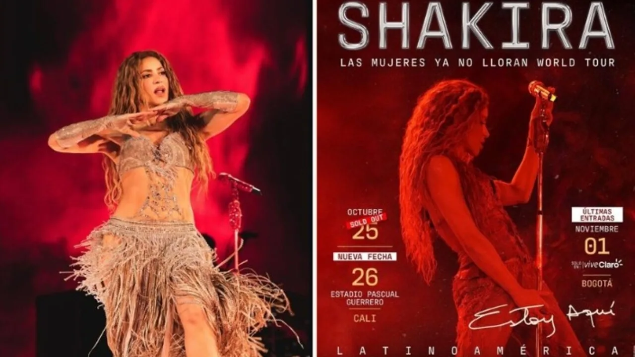 ¡Atención Cali! Shakira anuncia segunda fecha por alta demanda en la ciudad