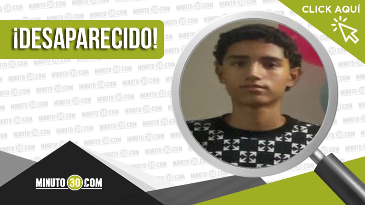 El menor Óscar Duván Echavarría desapareció en Medellín