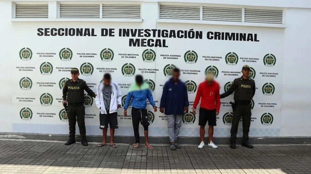 Desarticulada la banda ‘Los 4T’, dedicada al robo de motocicletas en Cali