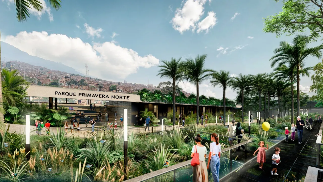 Medellín pone en marcha Primavera Norte, un parque para más de un millón de personas