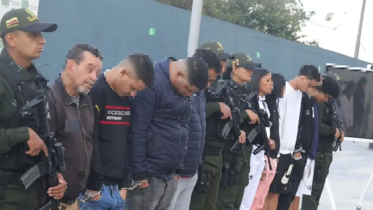 Tumbaron a presuntos miembros del Tren de Aragua y Los Satanás por extorsiones en Bogotá