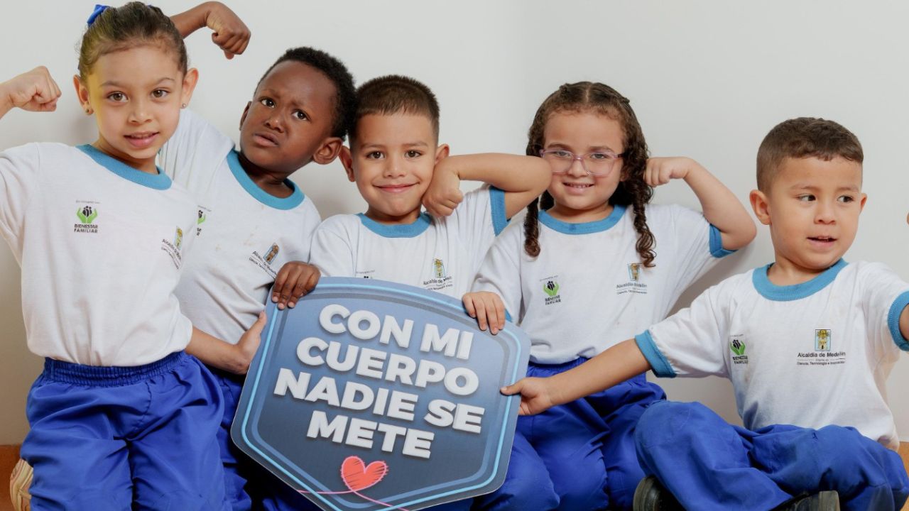 Niñas y niños de Medellín aprenden a proteger su cuerpo y prevenir violencias