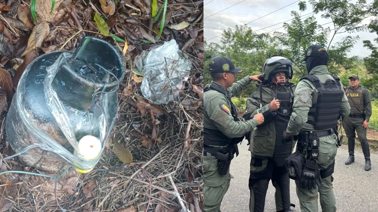 Pillan y desactivan tremendo explosivo en la vía entre Remedios - Caucasia