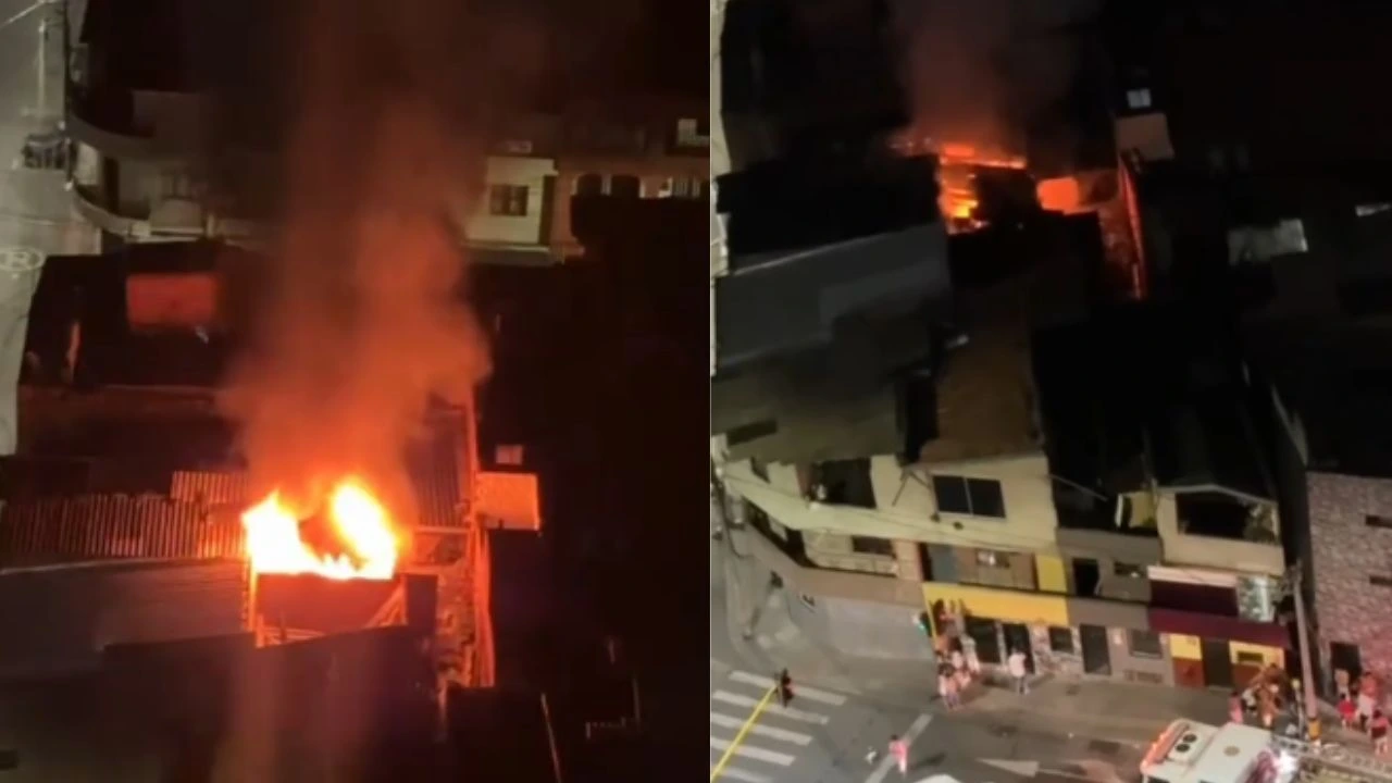 Una discusión familiar desató un incendio en el barrio Artex de Itagüí