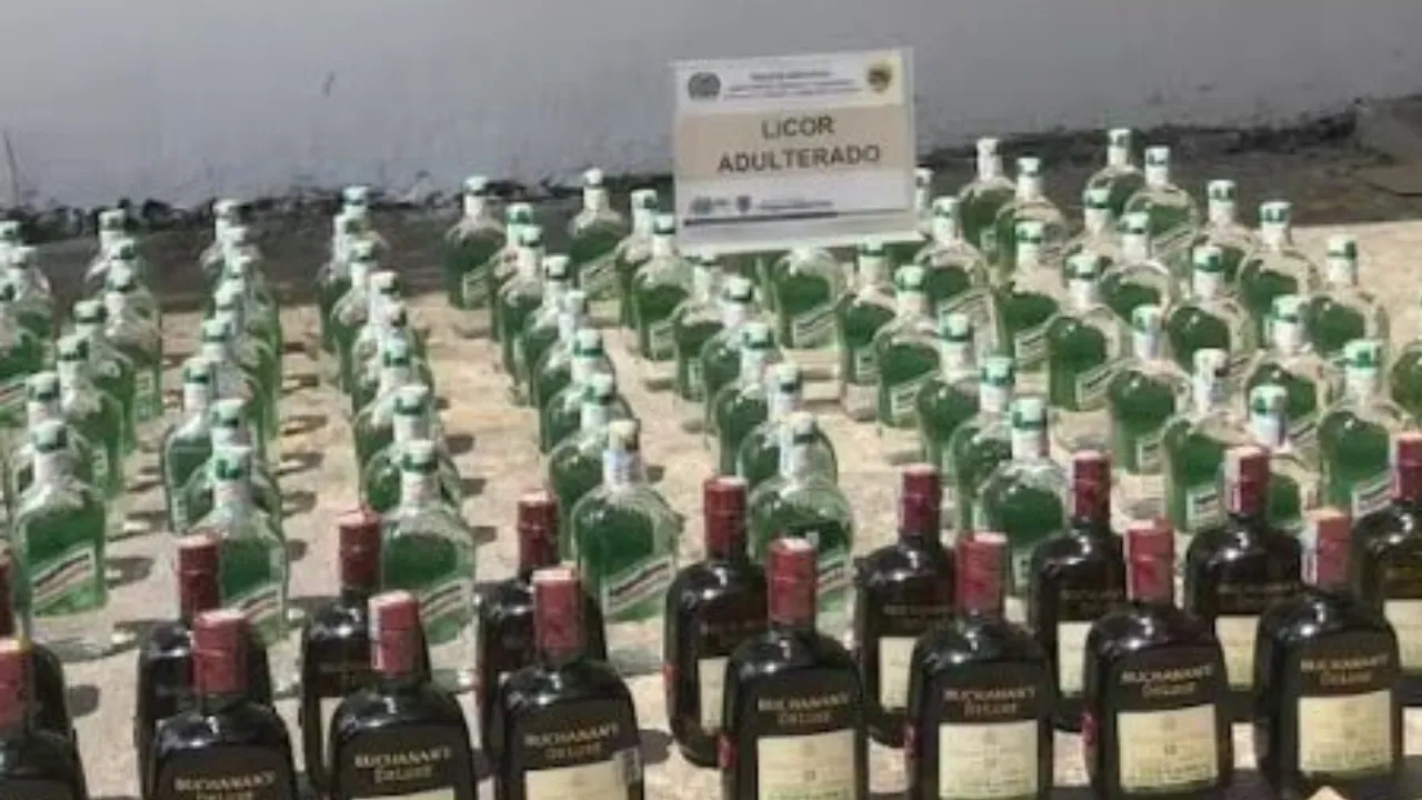 ¡Con guaro trucho! Incautan licor adulterado que iba pa’ la Feria de las Flores