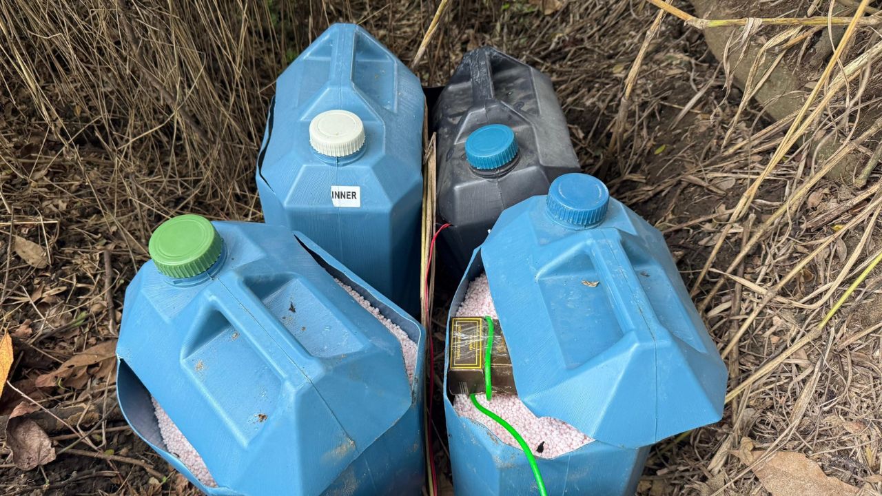 120 kilos de explosivos