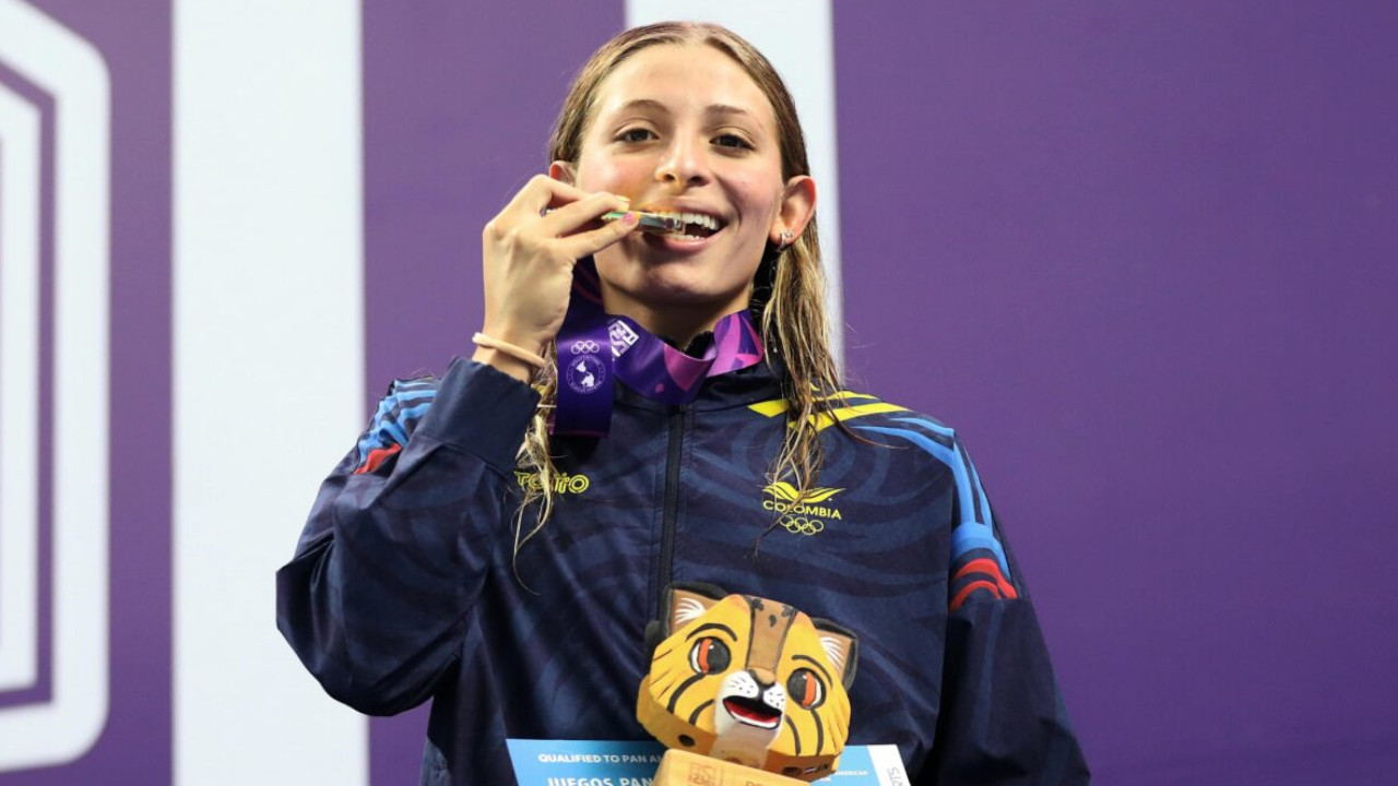 ¡Oro en natación! Isabella Bedoya, campeona panamericana junior en Asunción 2025