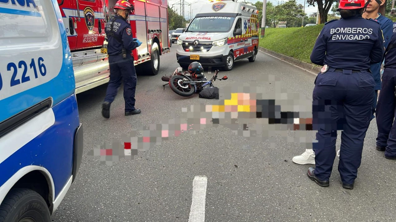 2 Que tragedia Motociclista perdio la vida en La Regional hay un trancon imposible en el sur del Valle de Aburra