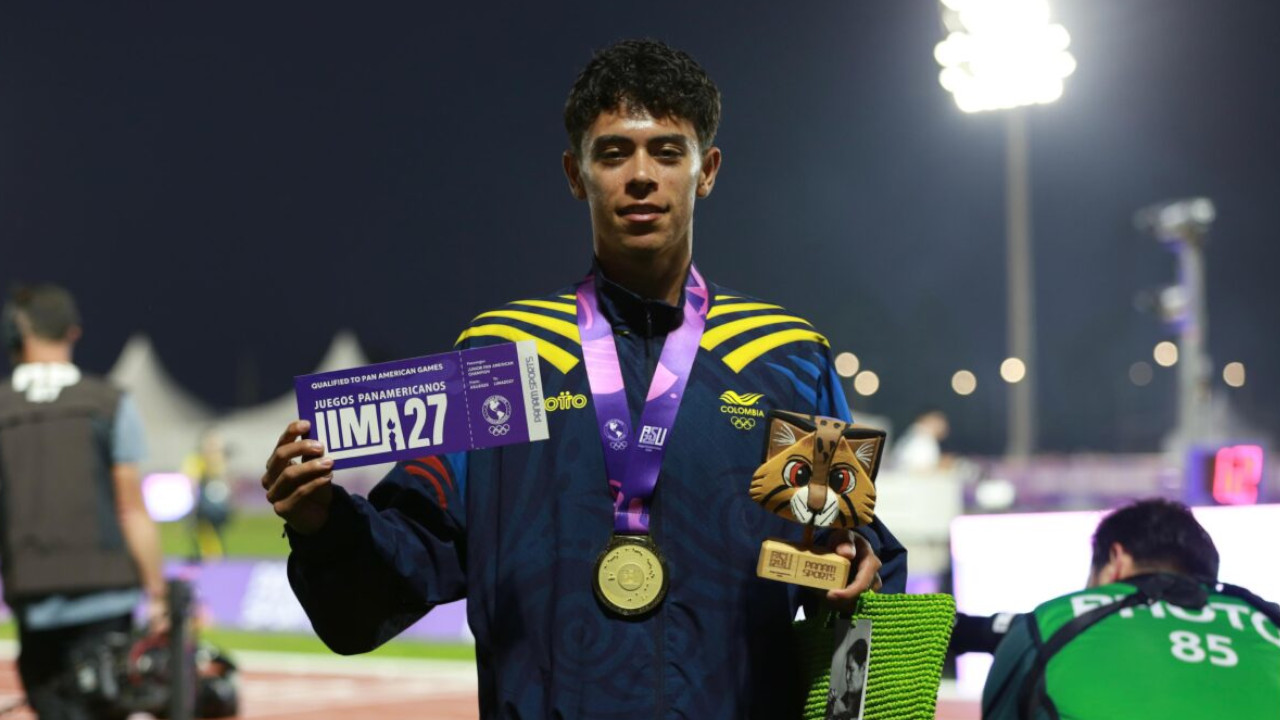 Atletismo colombiano manda la parada en Asunción 2025 con 5 medallas