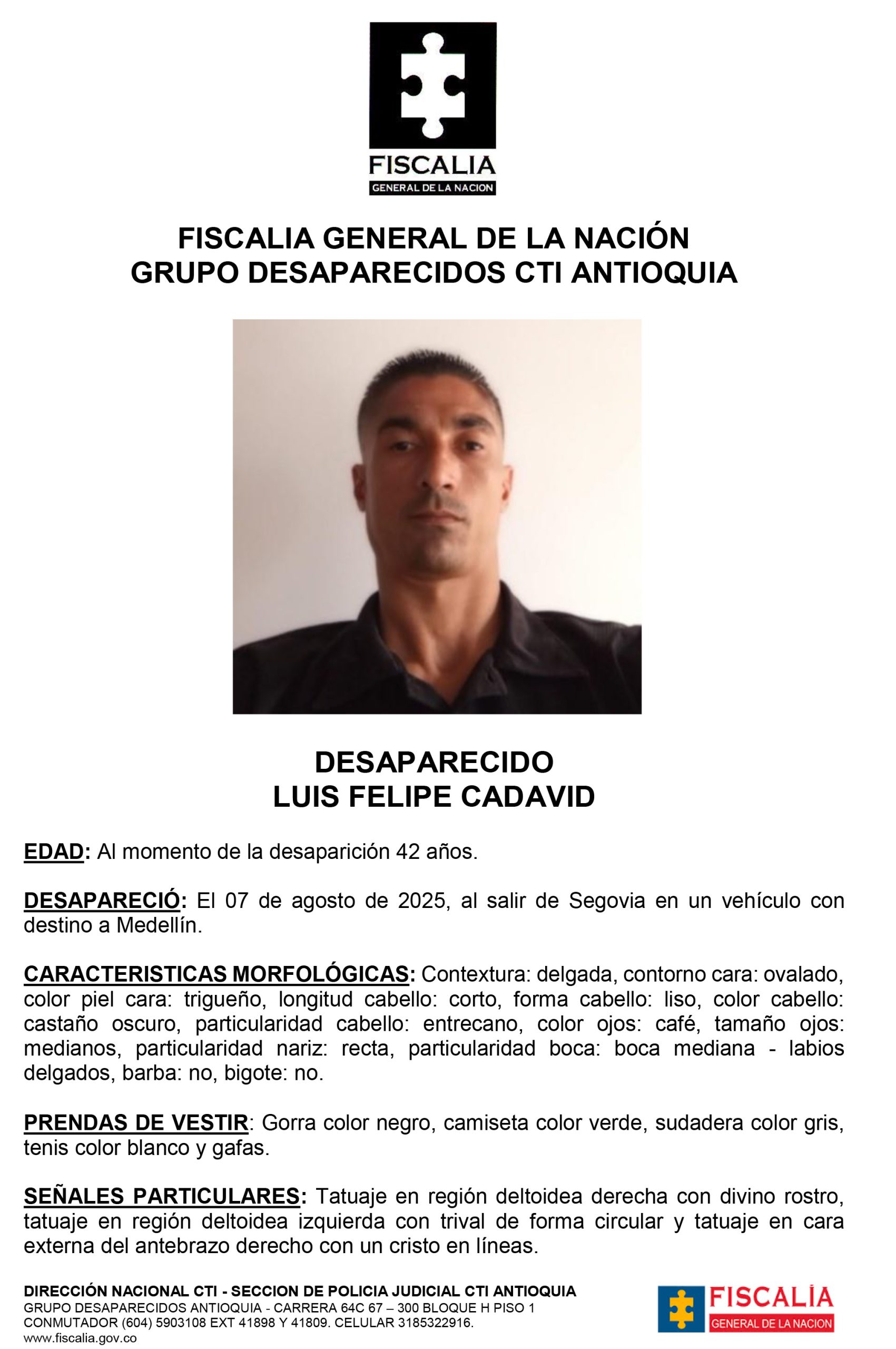 3 VOLANTE DESAPARECIDO LUIS FELIPE CADAVID scaled