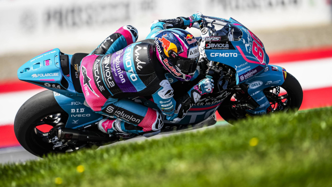 David Alonso brilla en Austria y saldrá quinto en Moto2