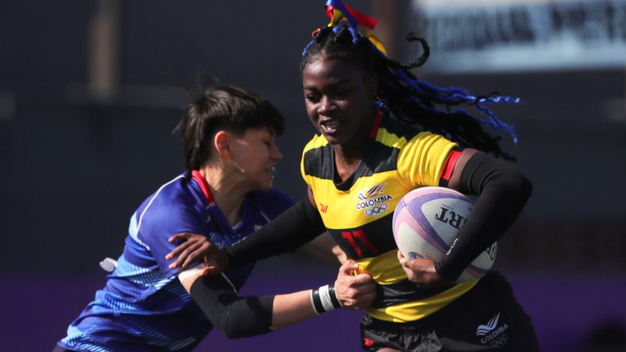 ¡Quinto puesto! Colombia brilla en rugby 7 femenino en Asunción 2025