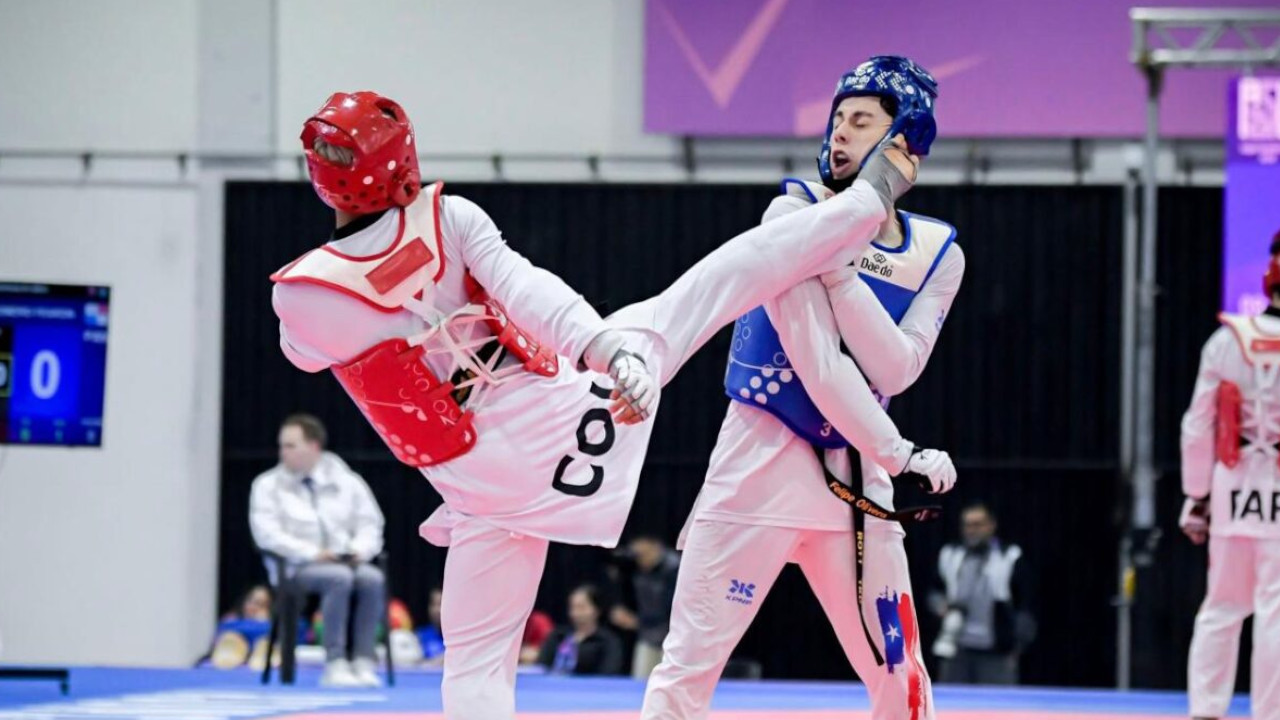 Taekwondista colombiano Ángel Sánchez gana medalla de bronce en Panamericanos Junior