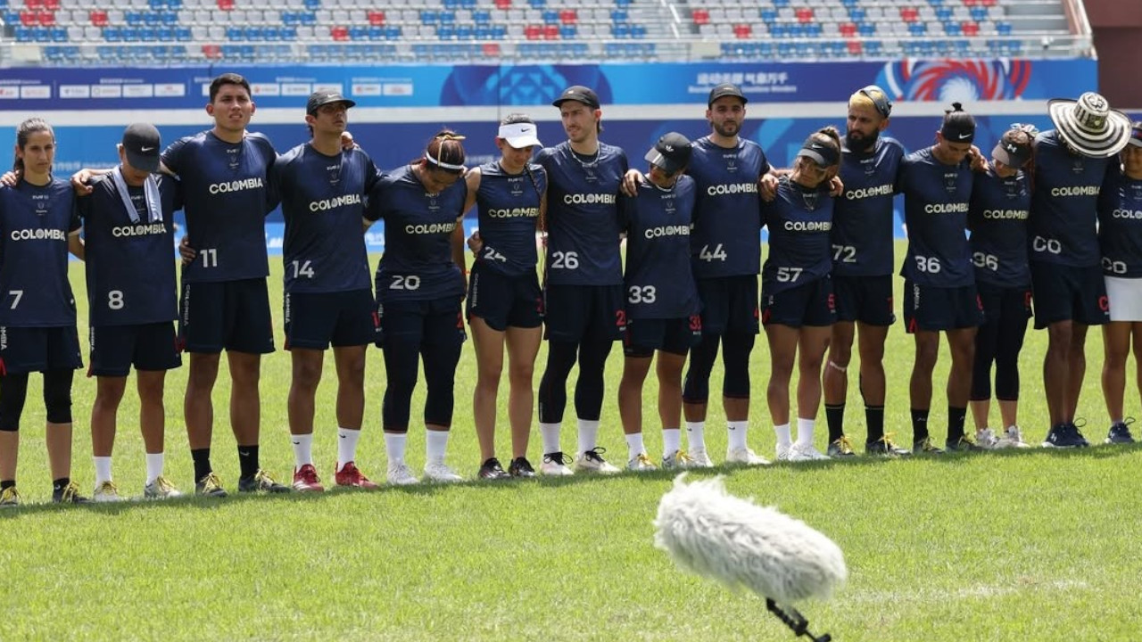 El equipo mixto de disco volador de Colombia vence a Australia y se ilusiona con las semifinales