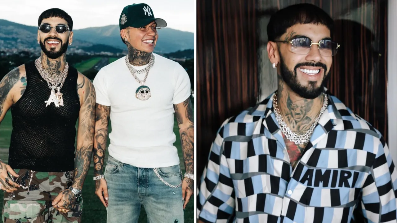  Anuel AA y Blessd se dejan ver juntos en plena Feria de las Flores