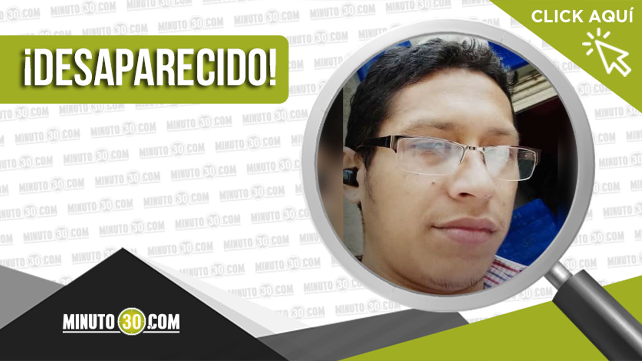 Brain Stevan Avendaño desapareció en Medellín