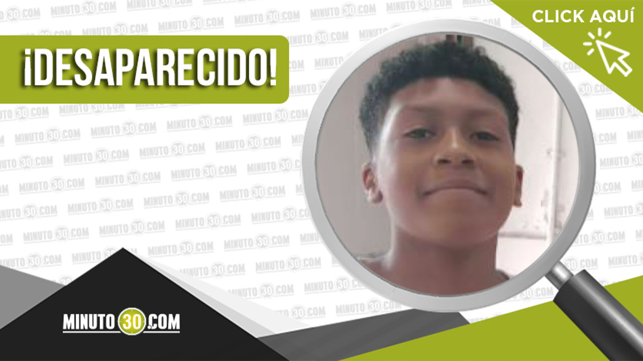 El menor Carlos Felipe Lemus desapareció en Medellín