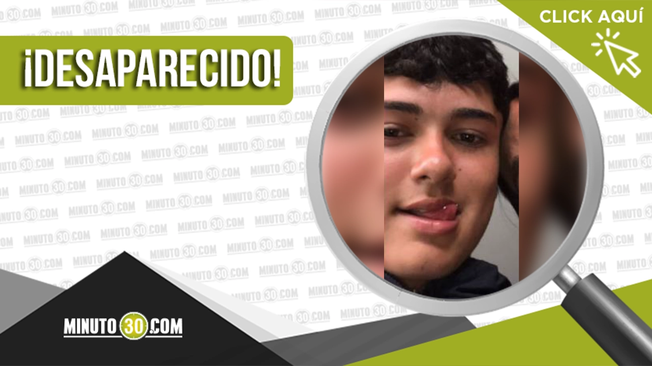 El menor Cristian David Coy desapareció en el municipio de Santo Domingo