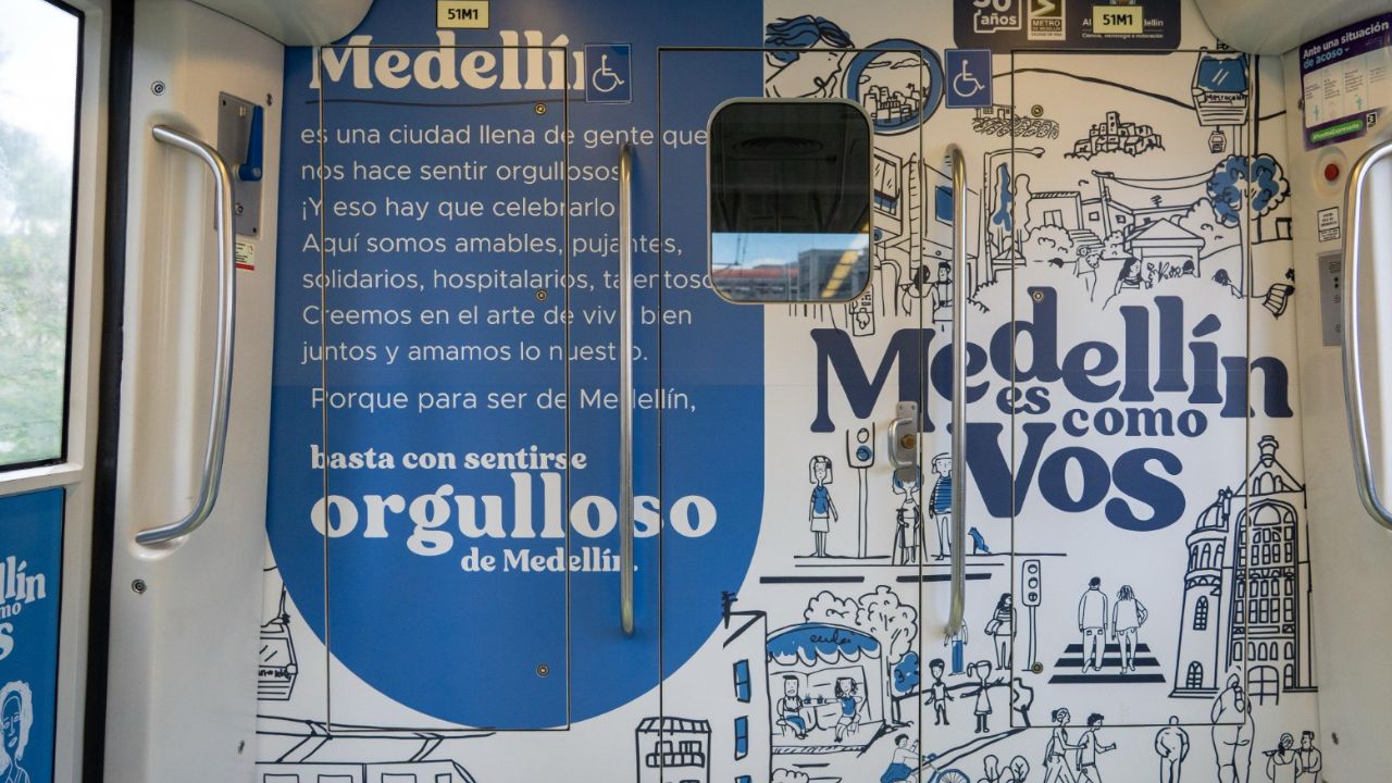 Campaña Orgullo Medellín resalta a su gente en el Metro