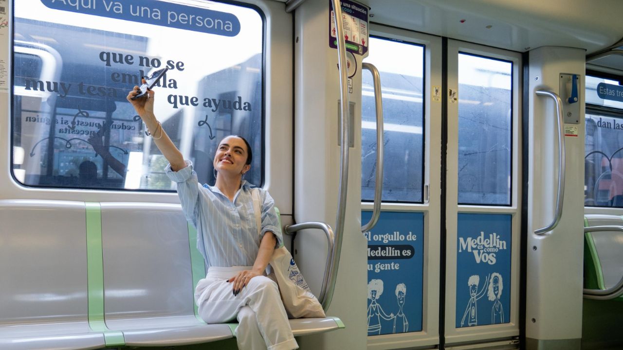 Campaña Orgullo Medellín resalta a su gente en el Metro