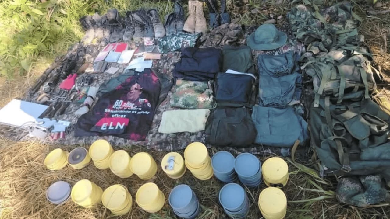  Ejército ubica depósito ilegal del ELN y debilita su capacidad logística