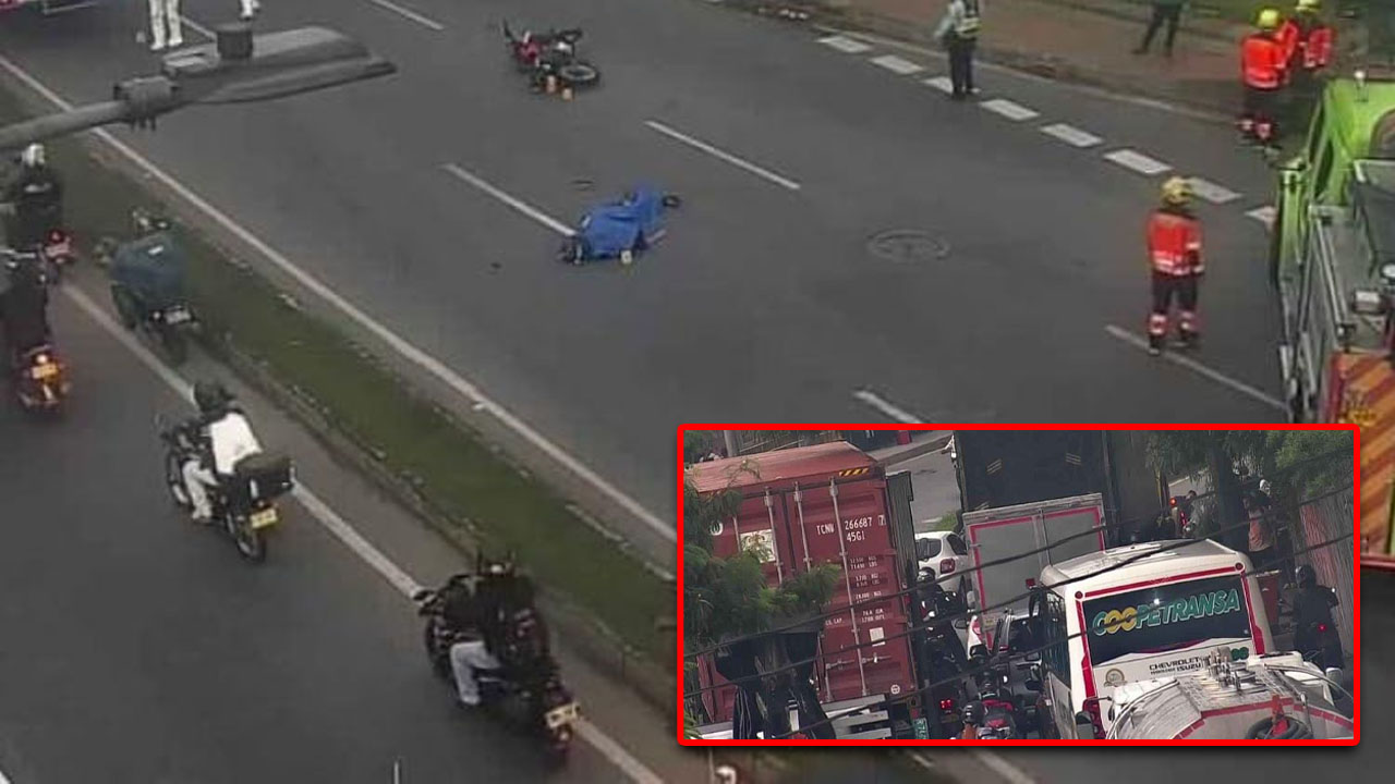 En el puente de la Madre Laura también hubo tragedia motociclista chocó con un camión y murió