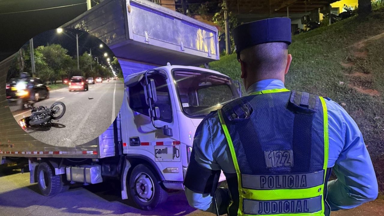 Fuga de conductor que huyó tras atropellar a motociclista en la Autopista Sur no quedó impune