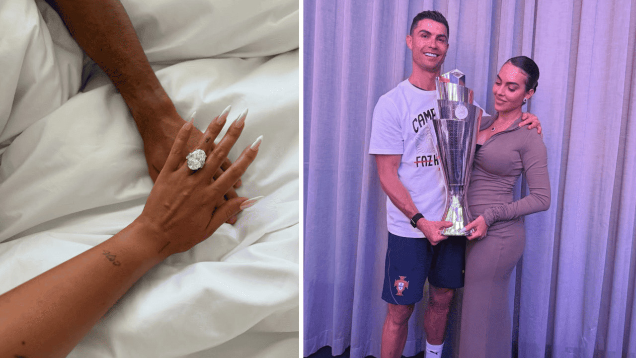  Georgina Rodríguez y Cristiano Ronaldo confirman su compromiso