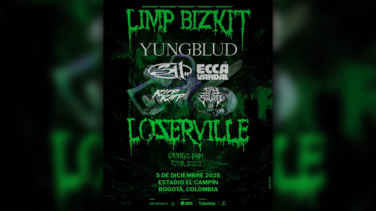 ¡Histórico en Bogotá! El festival «Loserville» llega a El Campín con Limp Bizkit a la cabeza
