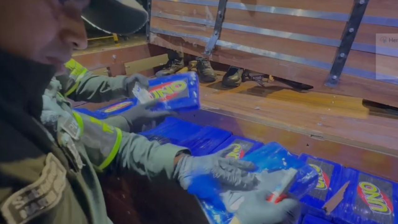 ¡Iban para Medellín! Millonario cargamento de 360 kilos de cocaína es interceptado en el Cauca