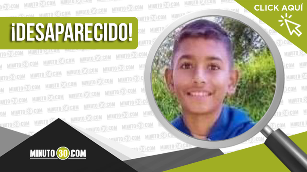 El menor José Manuel Osorio desapareció en Medellín