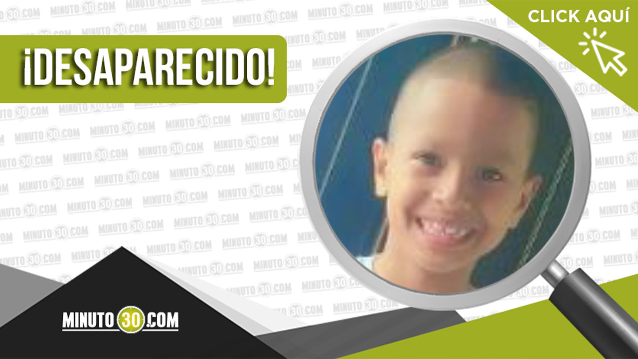 El menor Juan Diego Usuga desapareció en Itagüí