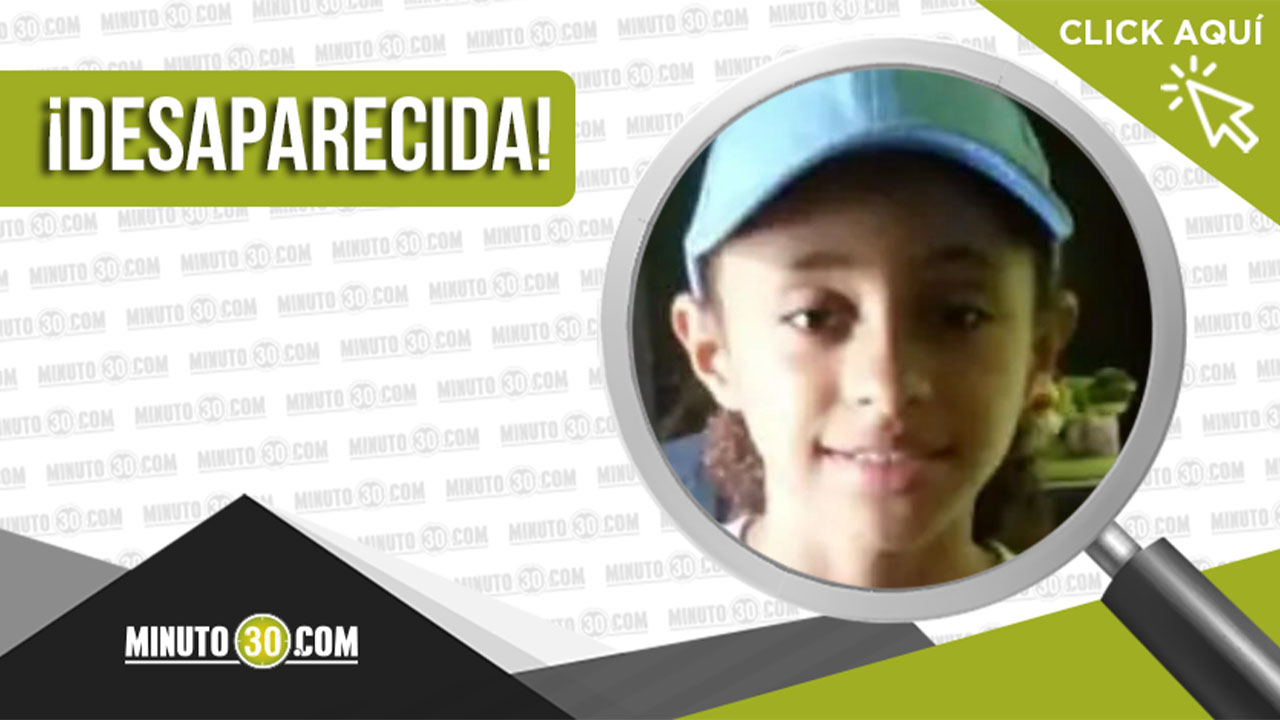 La menor Laura Valentina Meneses desapareció en Medellín