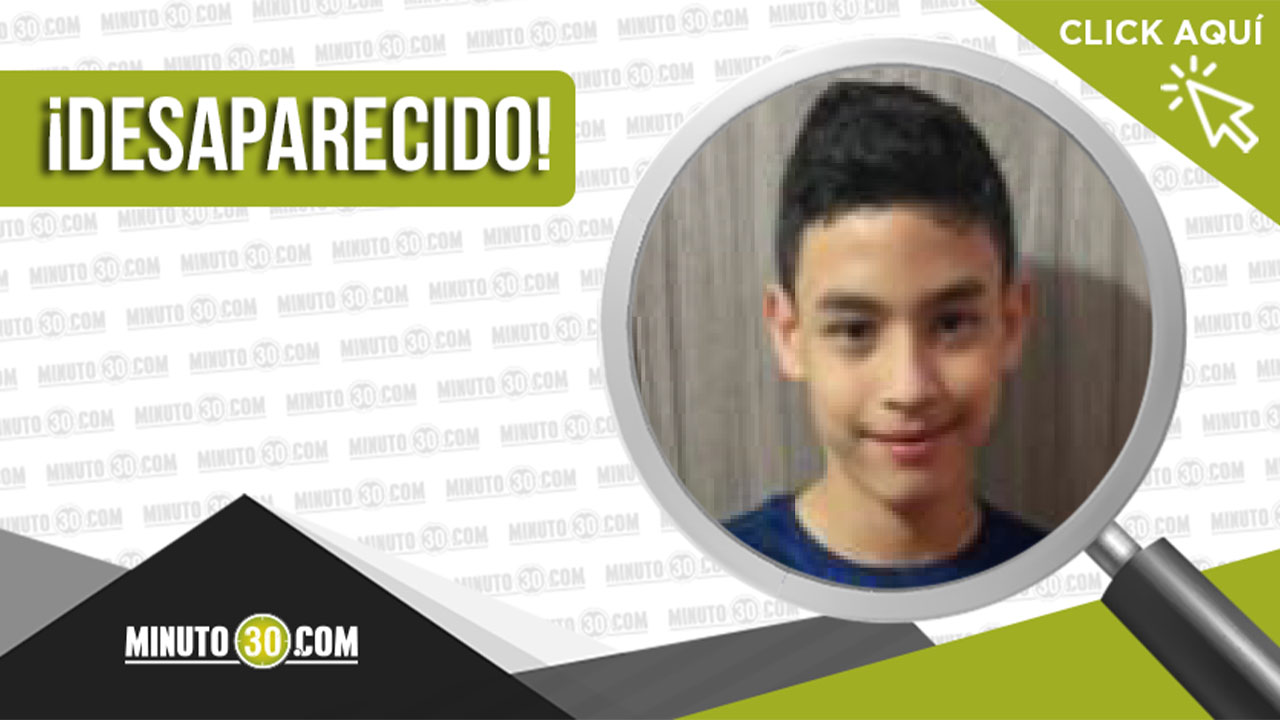 El menor Matías Trujillo desapareció en Medellín