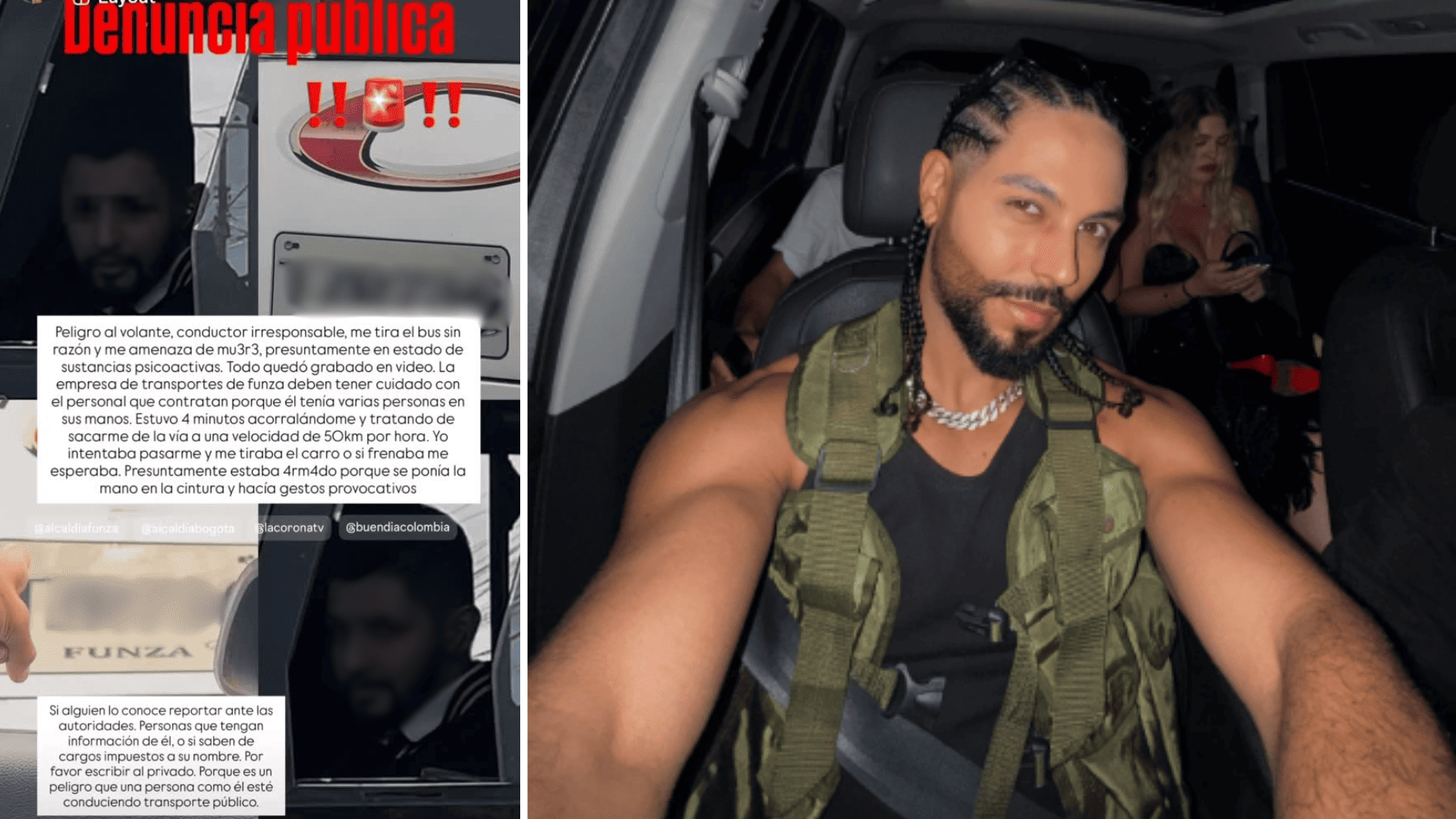 Exparticipante de La Casa de los Famosos denuncia aterradora amenaza de muerte en Bogotá